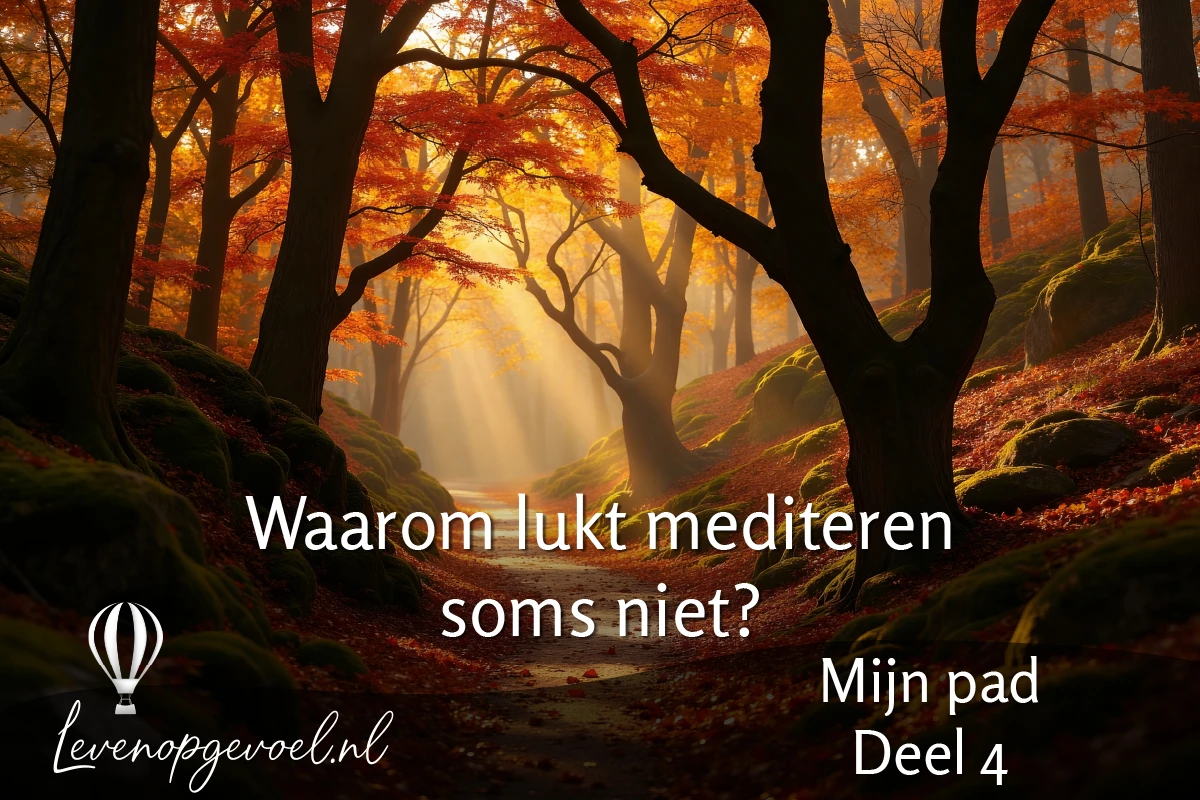 Mijn pad deel 4 – Waarom lukt mediteren soms niet?